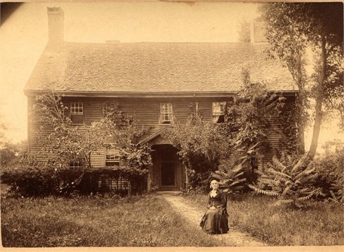 Tristram Coffin house early photo date unknown